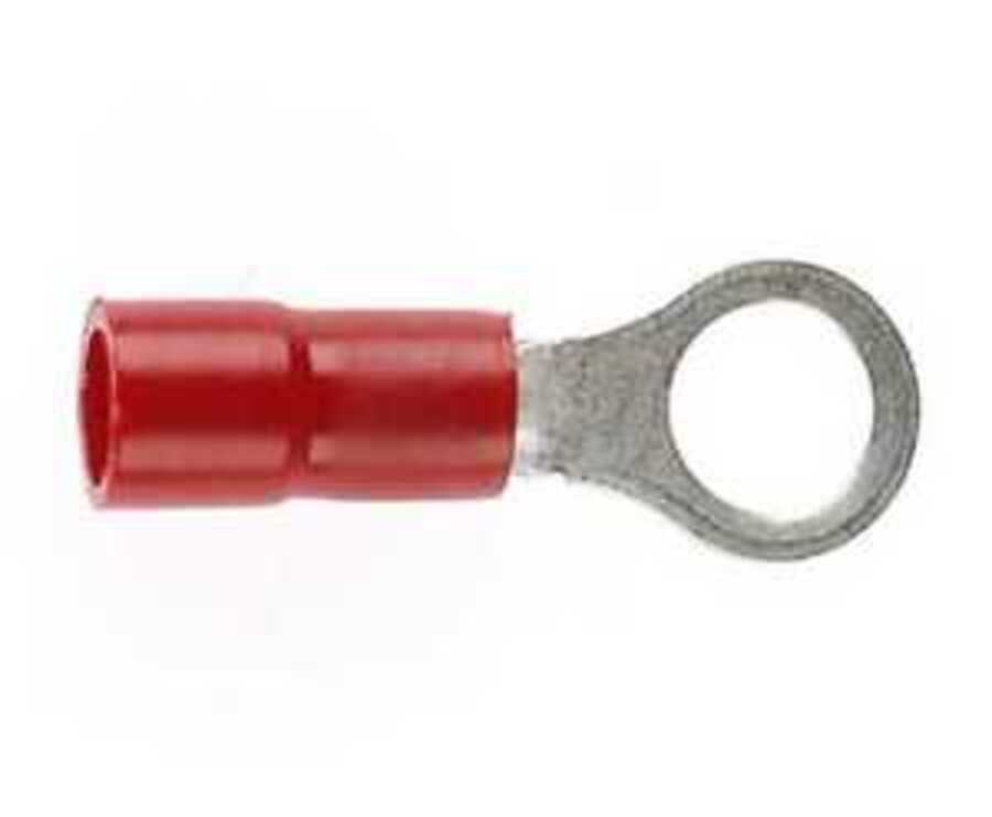 Ring Terminal 5Mm Stud Red