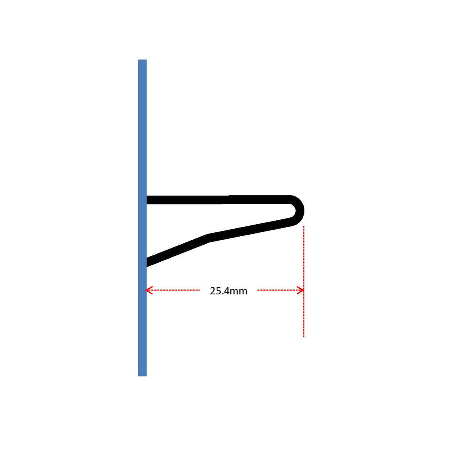 Kason Stainless Steel Shelf Clip