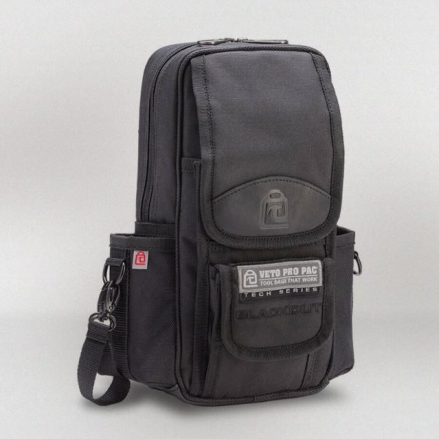 HVAC Tall Test Meter Tool Bag - Black