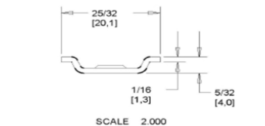 Kason Shelf Strip - 1220mm
