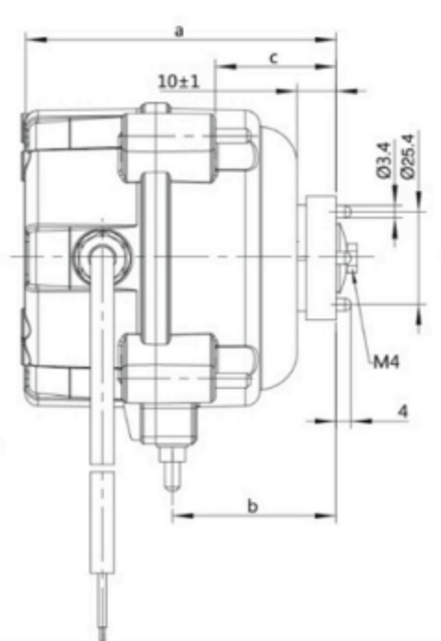 Multi-mount 12W Fan Motor 240V 1300RPM