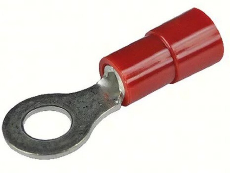 Red Insul Flag Term 6.4Mm