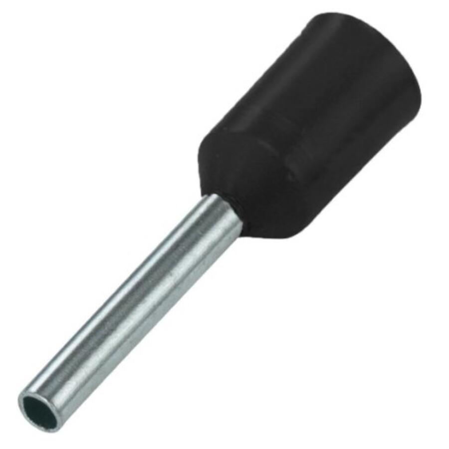 Bootlace Ferrules Black Pk500