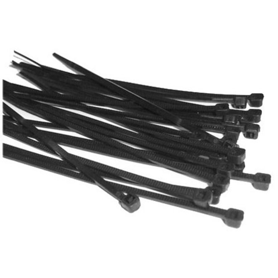 Nylon Cable Tie 300 x 4.8MM BLACK 