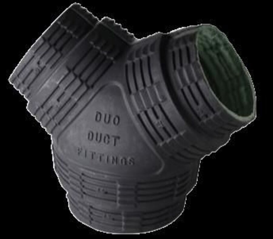 Multi-Dimension Duct Y-Piece