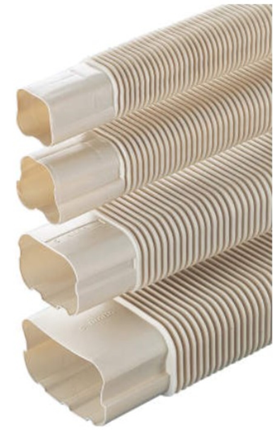 800mm Flexible Elbow with End Cuffs 100mm - Cream