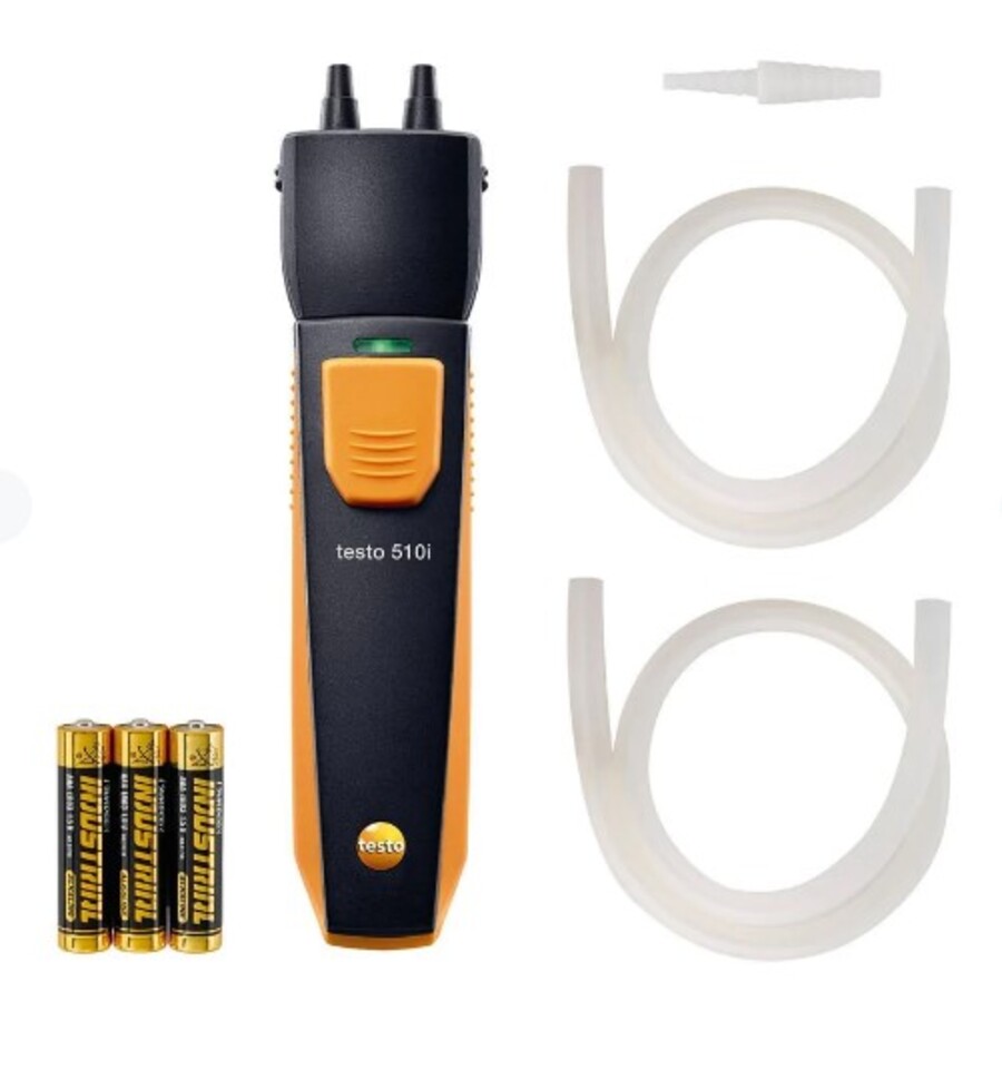 testo 510 i - differential pressure measuring instrument with smartphone operation - Smart Probe