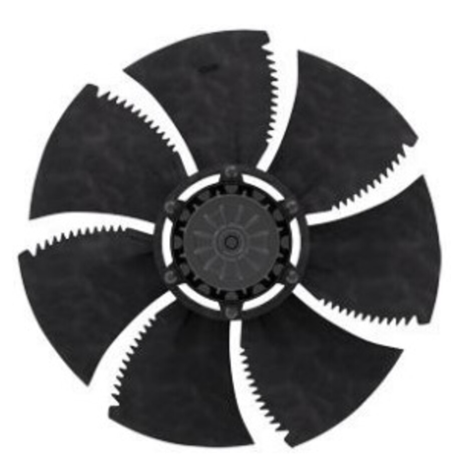 ZIEHL-ABEGG AC Axial Fan with Sickel Blades - 350mm