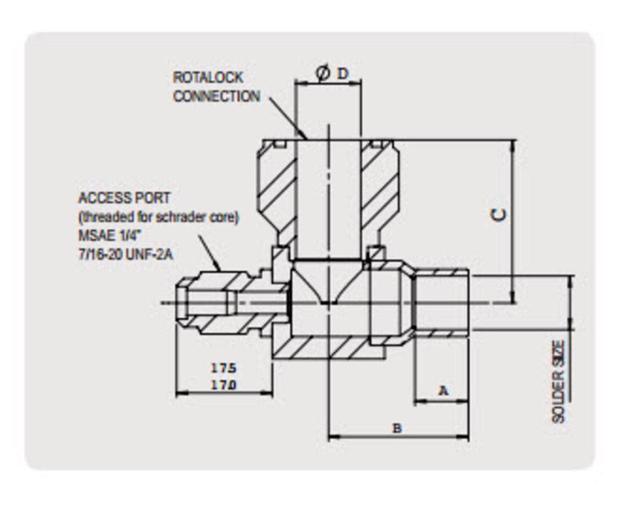 Henry Rotalock Male Elbow Connector 3/4ID x 1