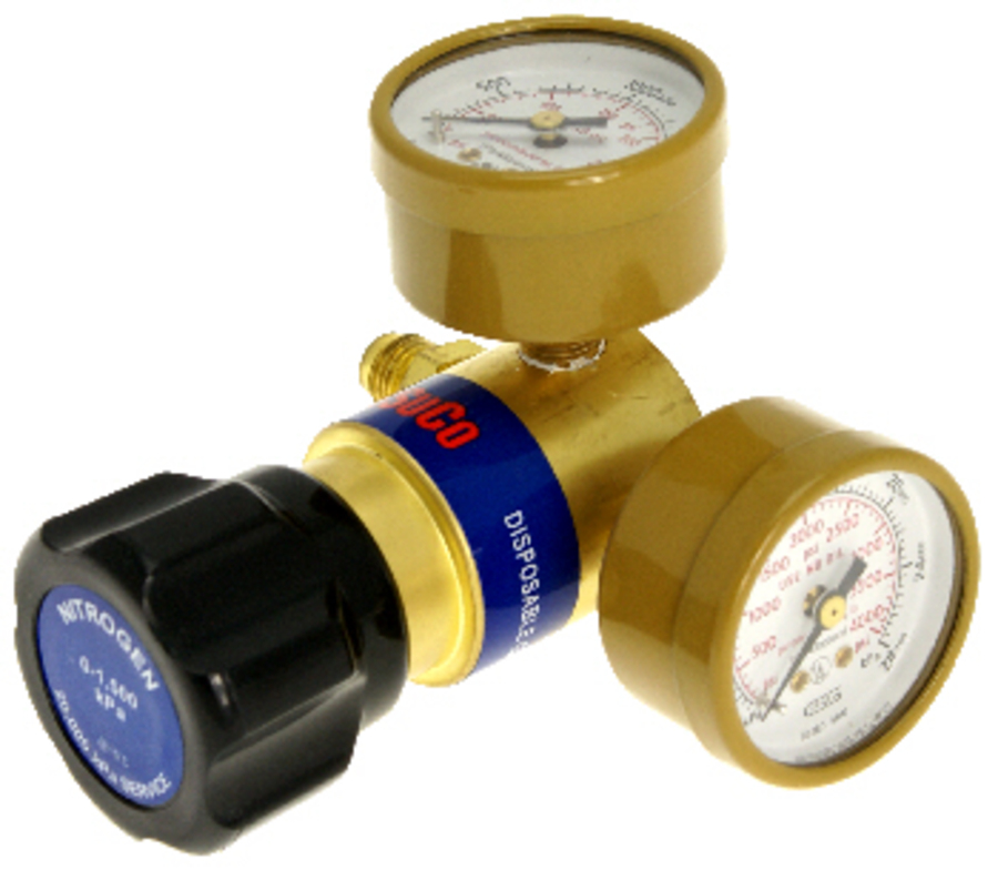 Regulator for disposable Nitro cylinder